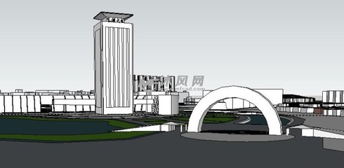 華僑大學廈門校區 建筑設計模型中的現代理念與人文傳承